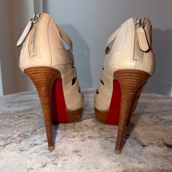 Christian Louboutin Leather Ankle Booties - Picture 4 of 6